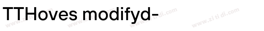 TTHoves modifyd字体转换
